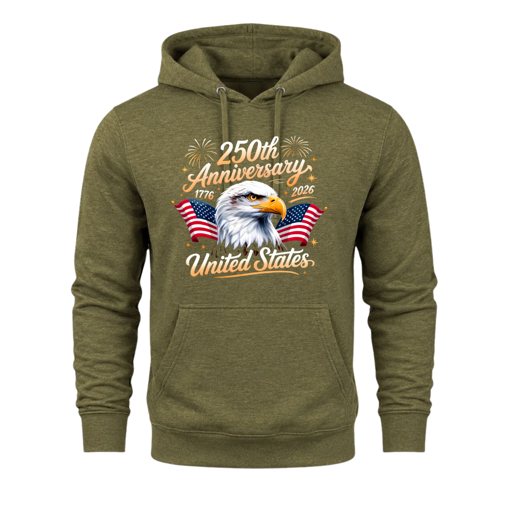 250th Anniversary USA Eagle 1776-2026 - Hoodie