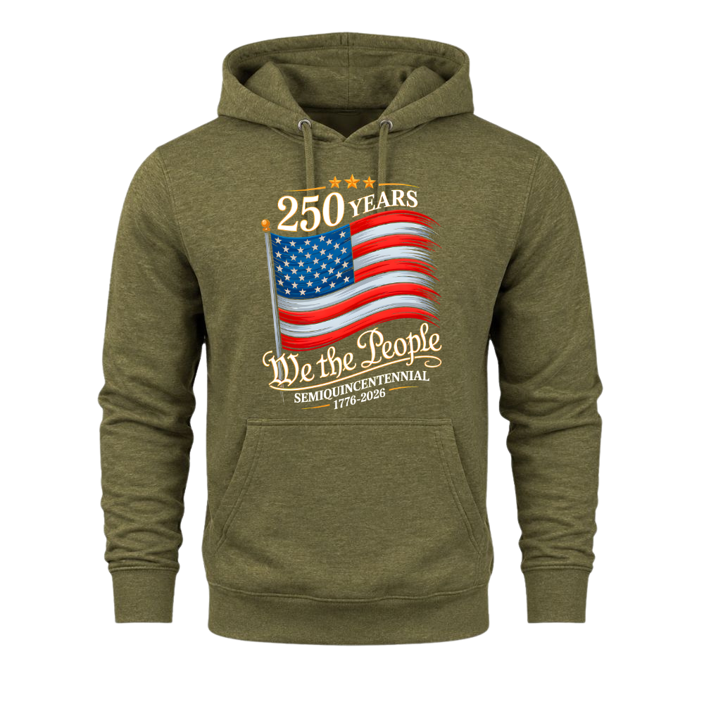 250 Years We The People USA Flag 2026 - Hoodie