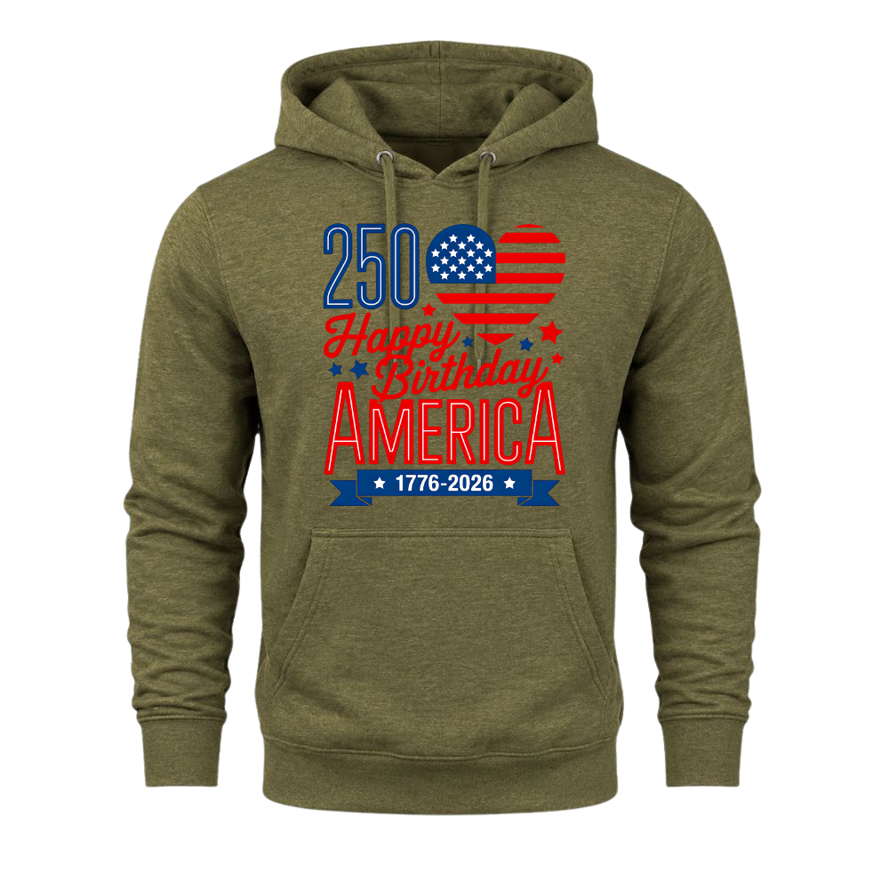 250th Birthday America 1776 2026 USA - Hoodie