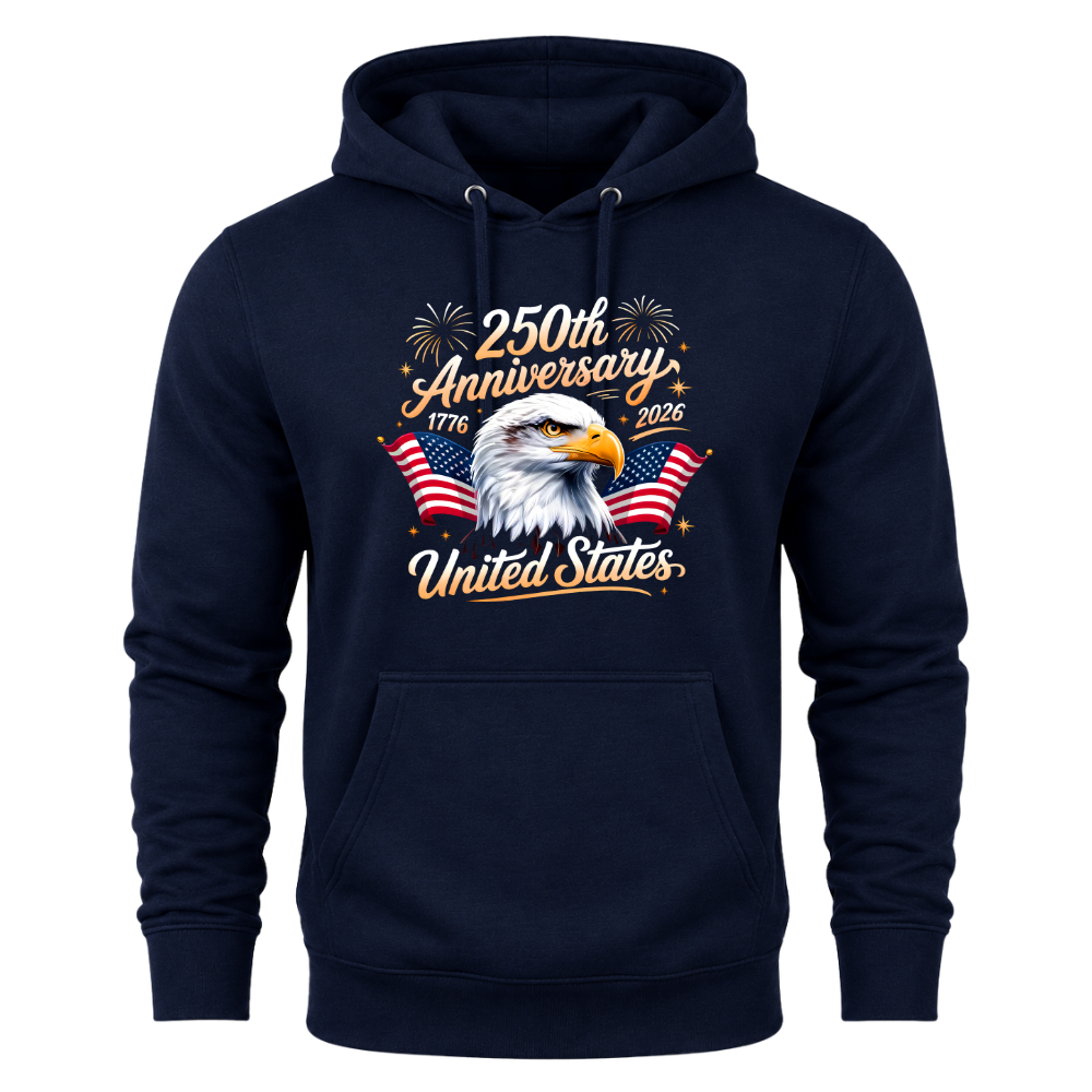 250th Anniversary USA Eagle 1776-2026 - Hoodie