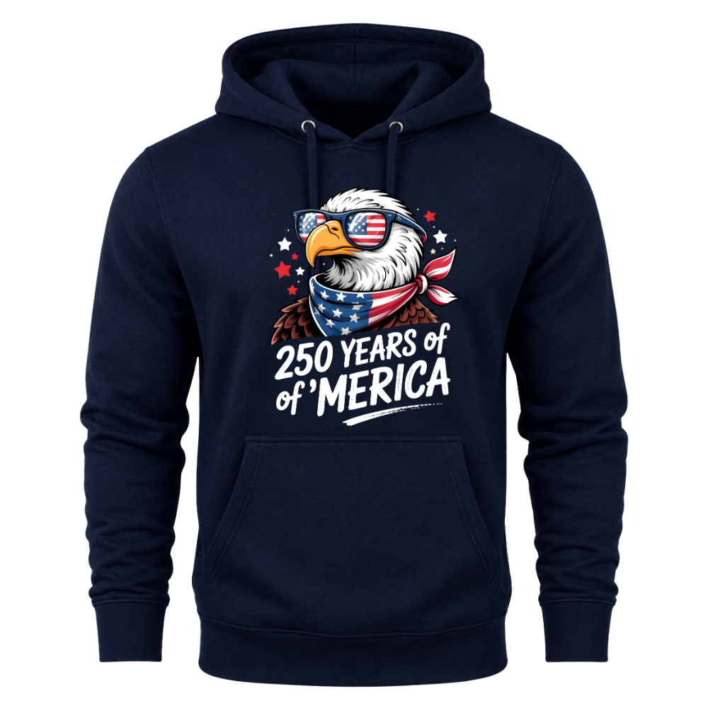 250 Years America Flag 1776 2026 USA - Hoodie