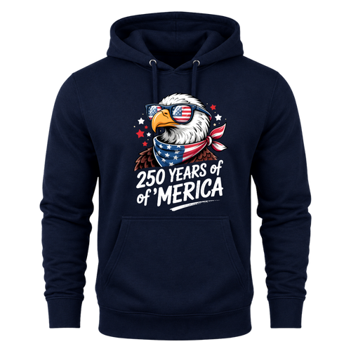 250 Years America Flag 1776 2026 USA - Hoodie