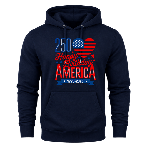 250th Birthday America 1776 2026 USA - Hoodie