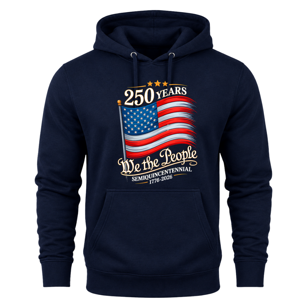 250 Years We The People USA Flag 2026 - Hoodie