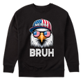 Patriotic Eagle Bruh 4th of July USA Flag - Sweater