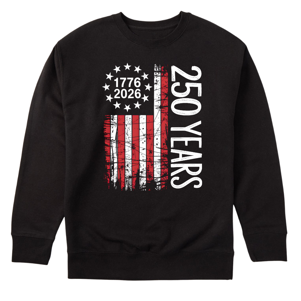 America Flag 1776 2026 USA 250 Years - Sweater