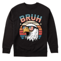 Patriotic Eagle Bruh, Funny American Flag - Sweater