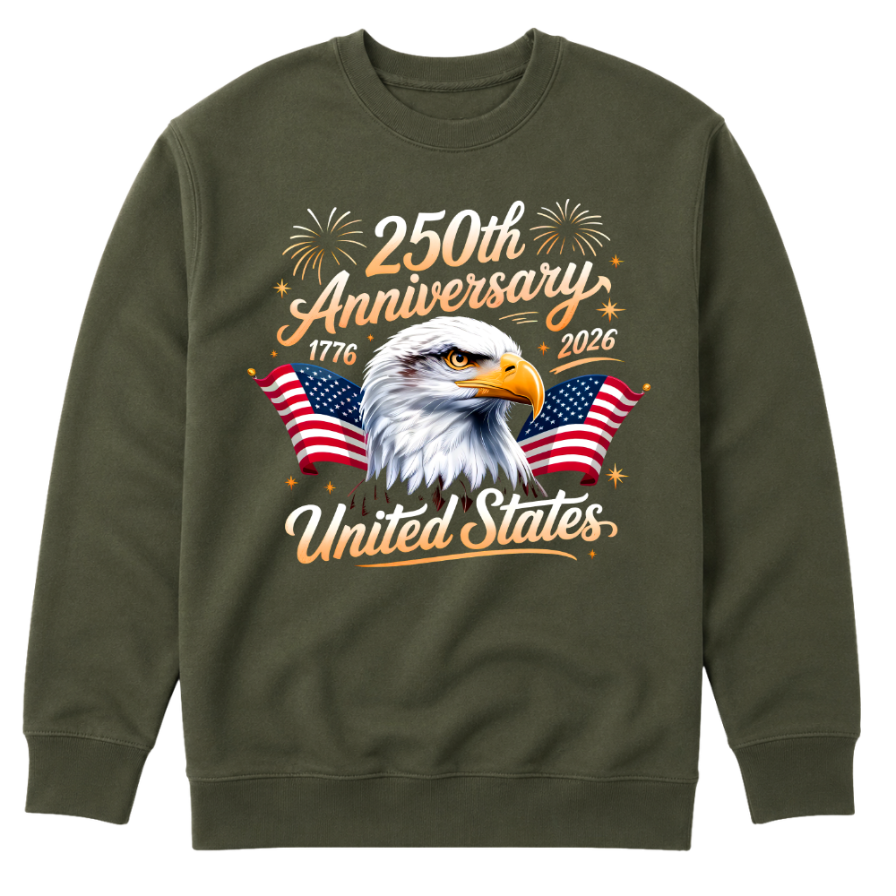 250th Anniversary USA Eagle 1776-2026 - Sweater