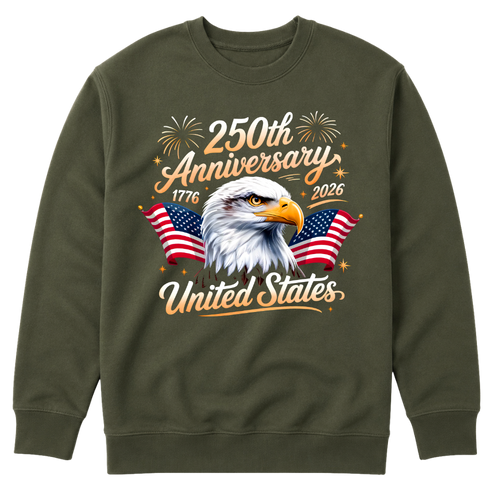 250th Anniversary USA Eagle 1776-2026 - Sweater