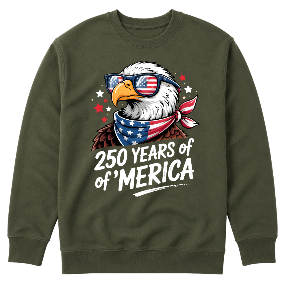 250 Years America Flag 1776 2026 USA - Sweater