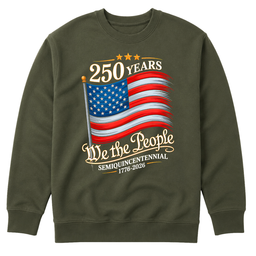 250 Years We The People USA Flag 2026 - Sweater