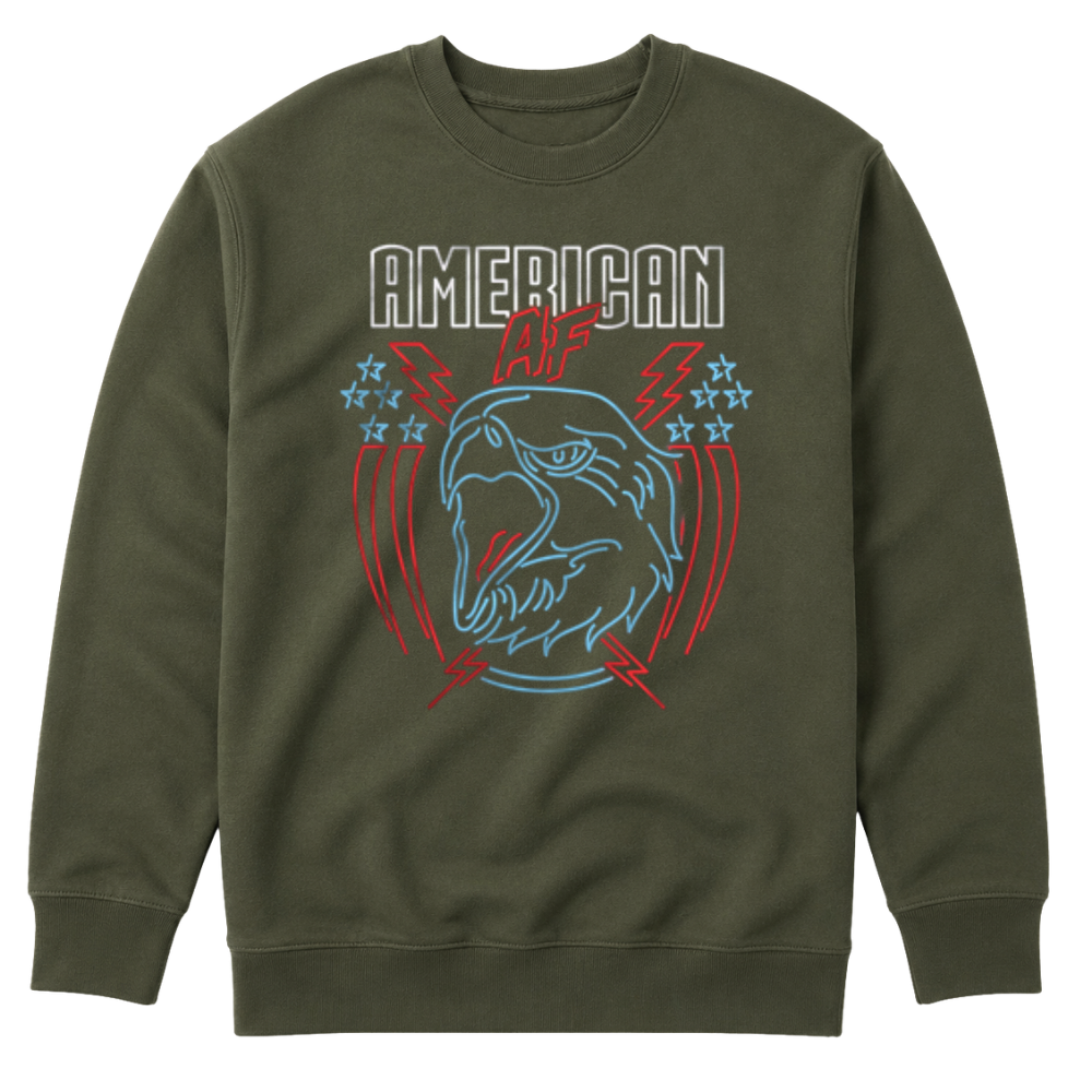 American AF Eagle Patriotic - Sweater