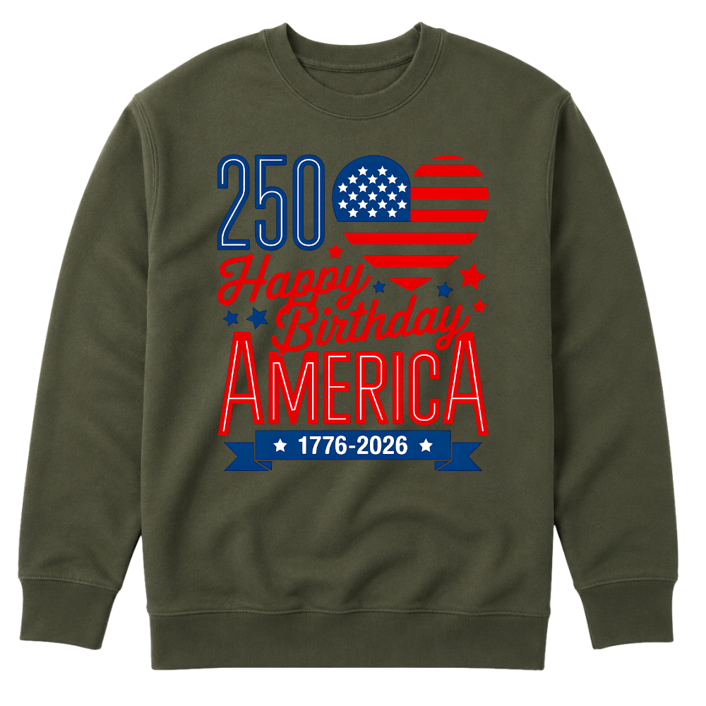 250th Birthday America 1776 2026 USA - Sweater