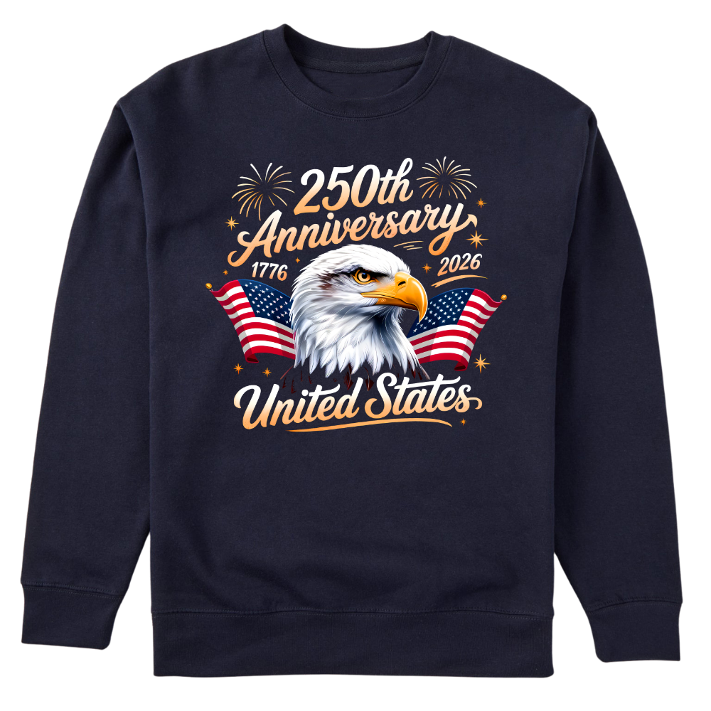 250th Anniversary USA Eagle 1776-2026 - Sweater
