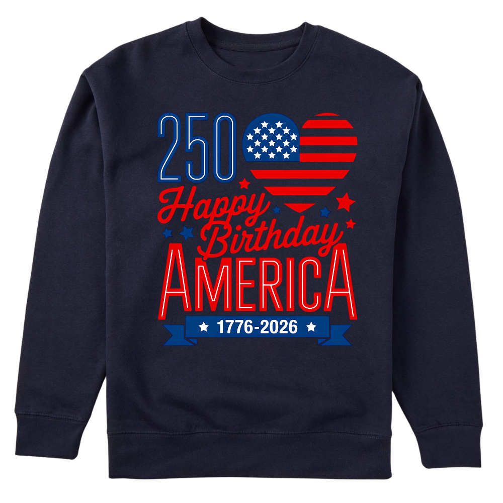 250th Birthday America 1776 2026 USA - Sweater