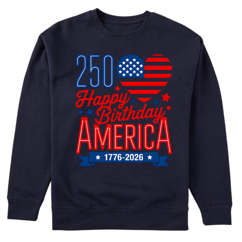 250th Birthday America 1776 2026 USA - Sweater