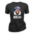 Patriotic Eagle Bruh 4th of July USA Flag - Women T-Shirt