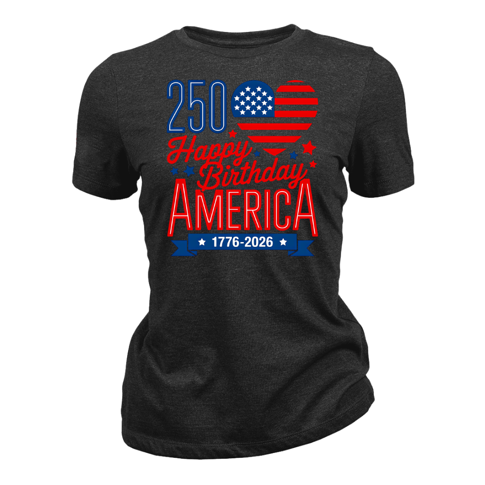 250th Birthday America 1776 2026 USA - Women T-Shirt