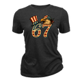 67 Patriotic Eagle Six Seven Meme Vintage American Flag - Women T-Shirt
