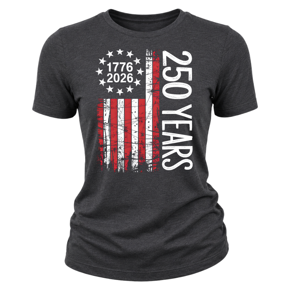America Flag 1776 2026 USA 250 Years - Women T-Shirt