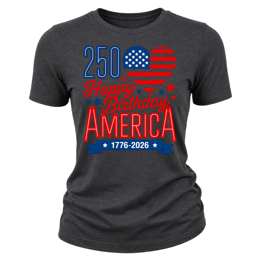 250th Birthday America 1776 2026 USA - Women T-Shirt