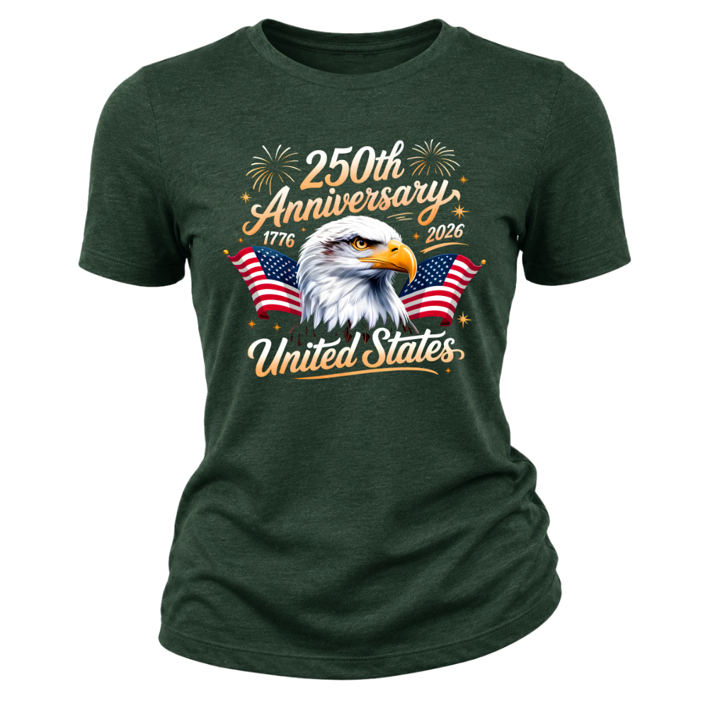 250th Anniversary USA Eagle 1776-2026 - Women T-Shirt