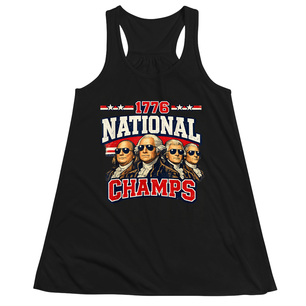 1776 National Champs Founding Fathers Patriotic America - Women Tank Top