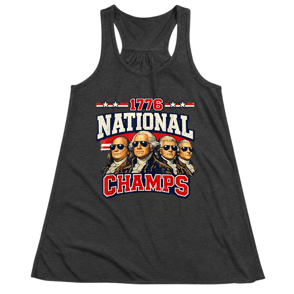 1776 National Champs Founding Fathers Patriotic America - Women Tank Top