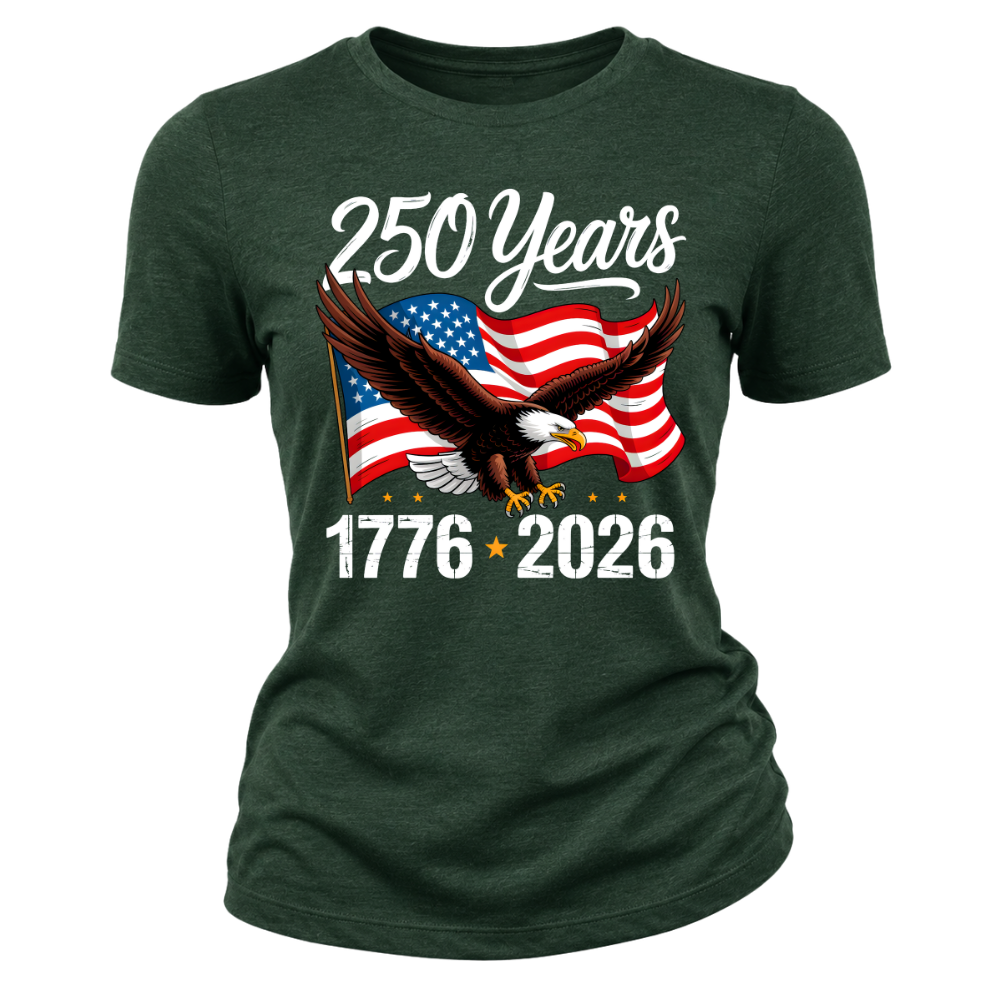 USA Eagle 1776 2026 250th Anniversary - Women T-Shirt