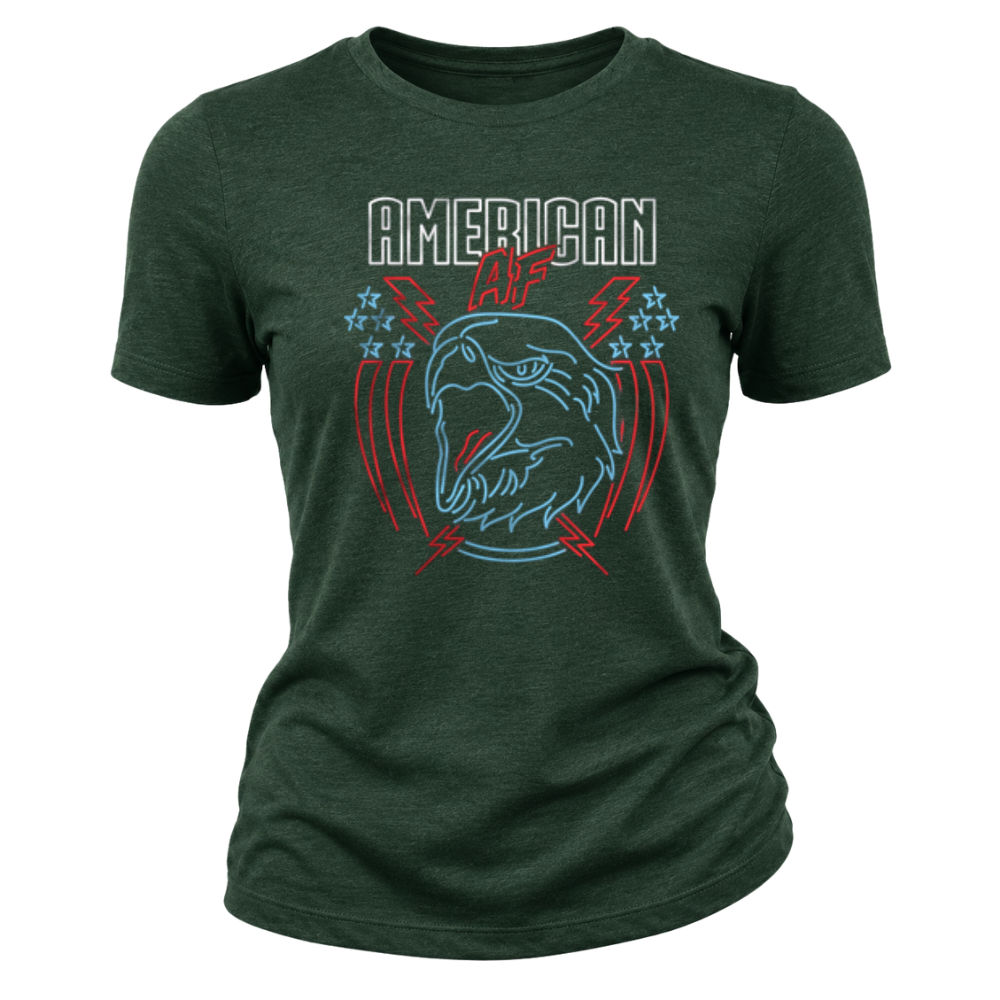 American AF Eagle Patriotic - Women T-Shirt