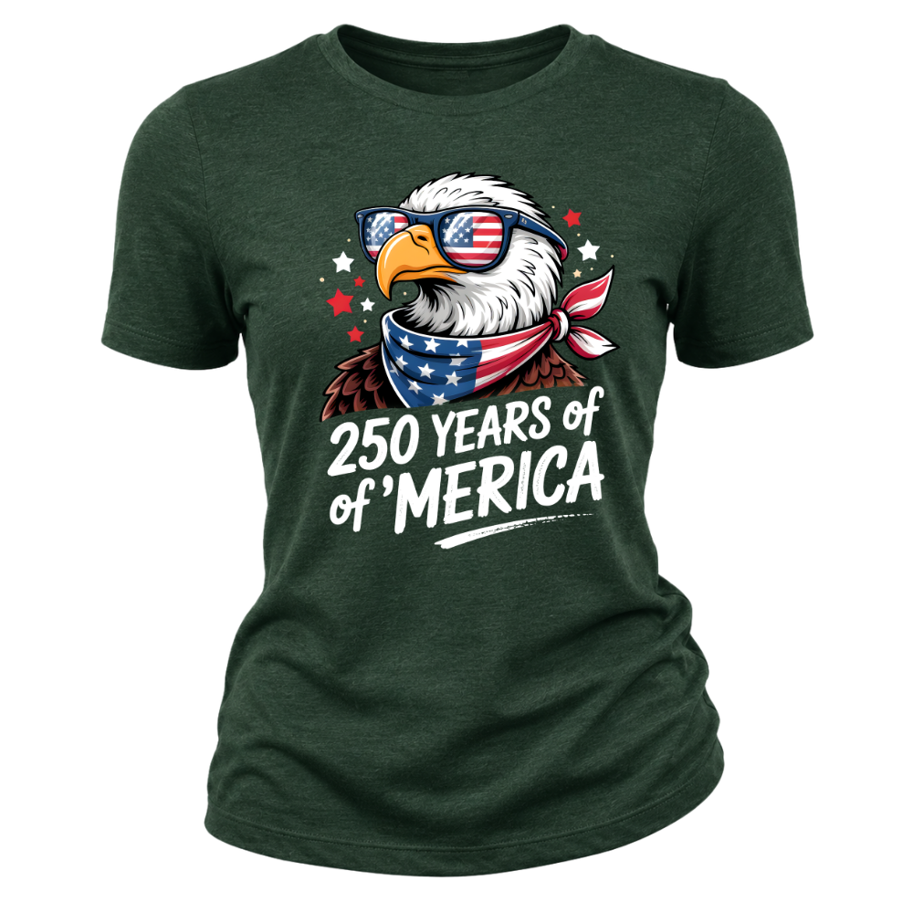 250 Years America Flag 1776 2026 USA - Women T-Shirt