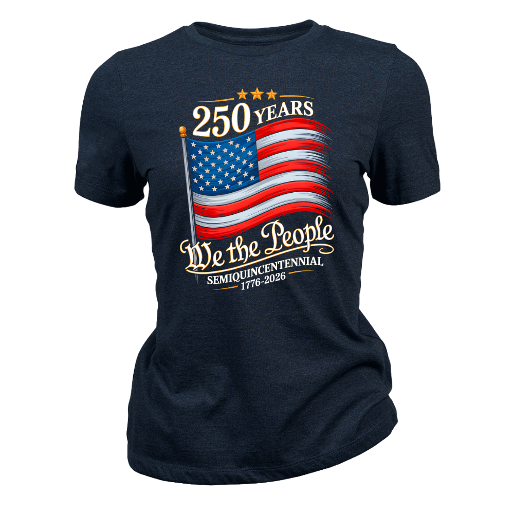 250 Years We The People USA Flag 2026 - Women T-Shirt