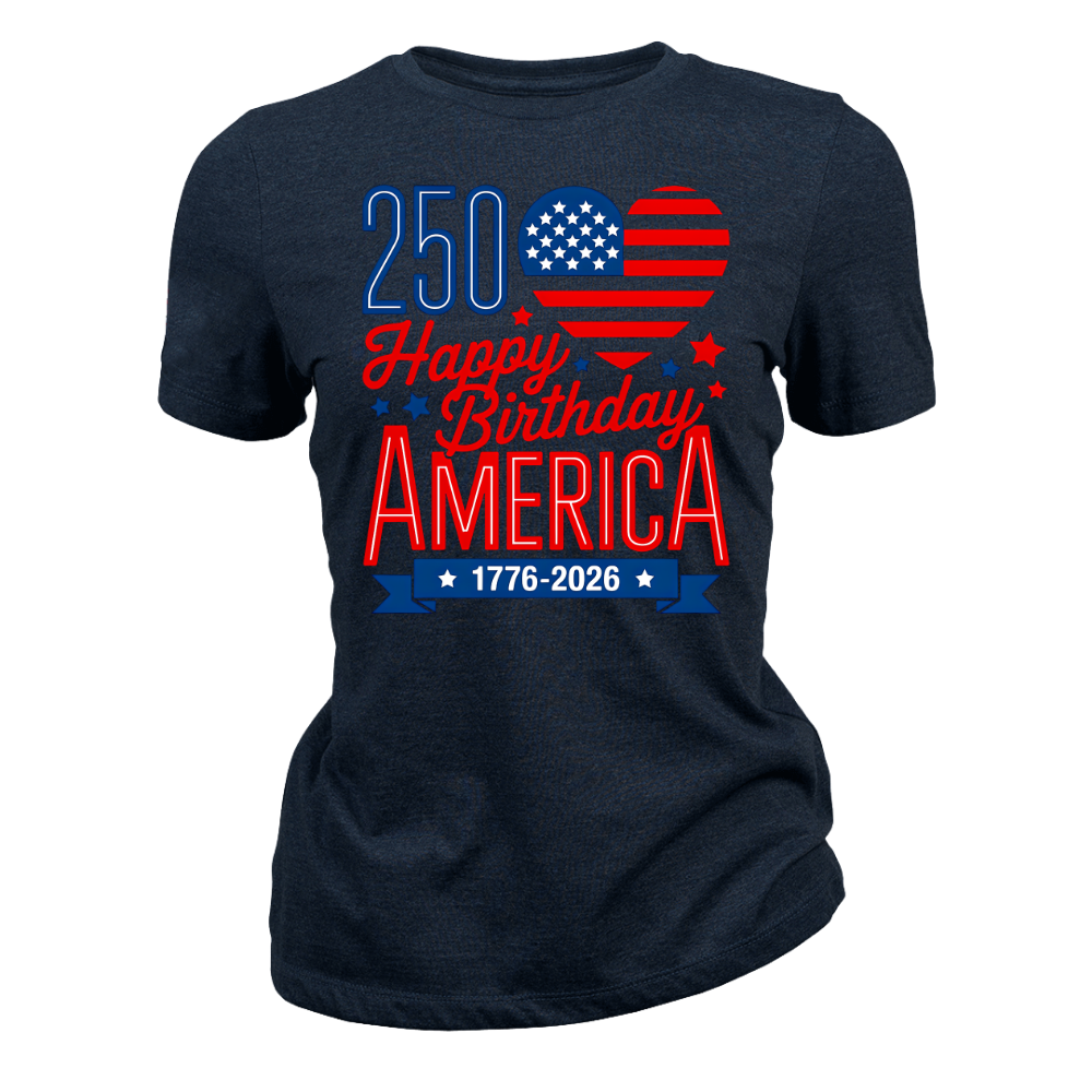 250th Birthday America 1776 2026 USA - Women T-Shirt