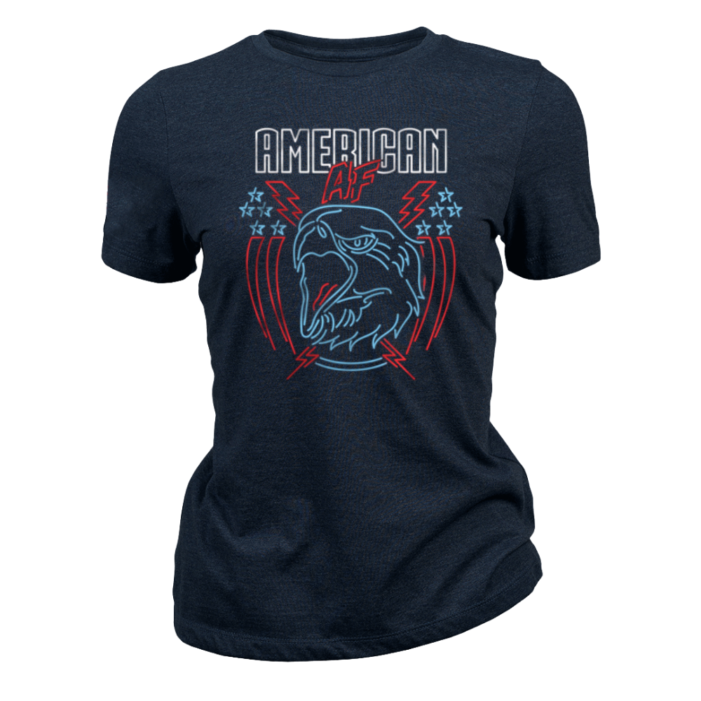 American AF Eagle Patriotic - Women T-Shirt