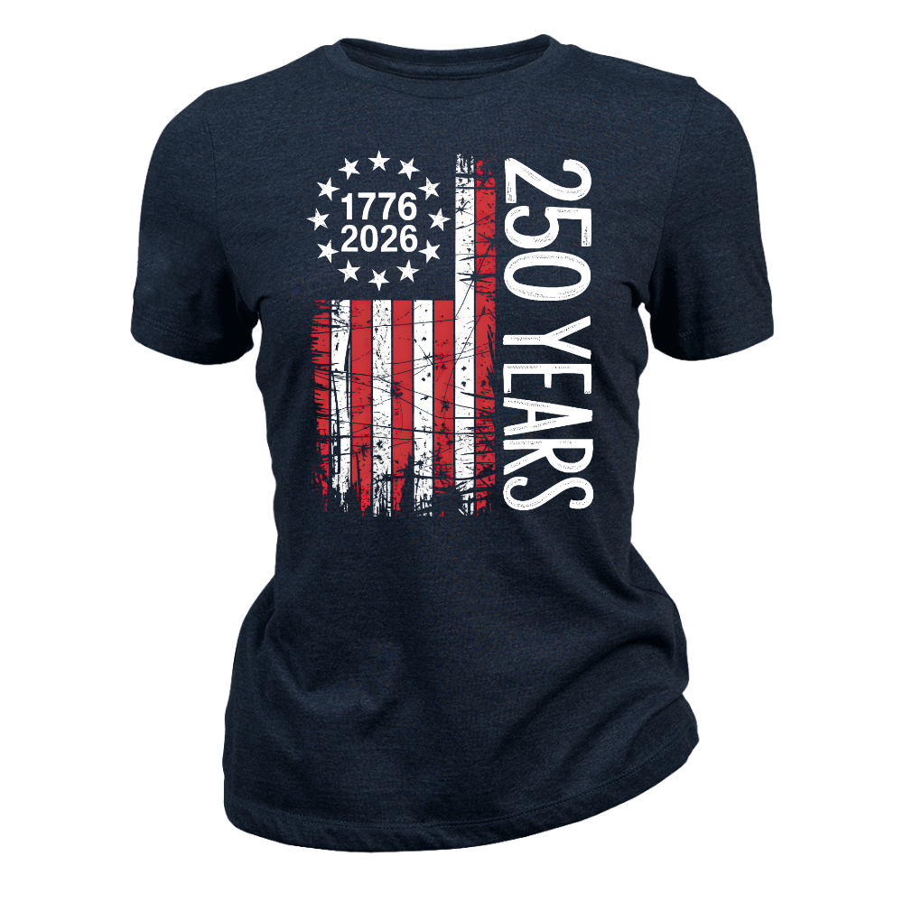 America Flag 1776 2026 USA 250 Years - Women T-Shirt