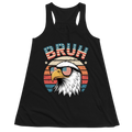 Patriotic Eagle Bruh, Funny American Flag - Women Tank Top