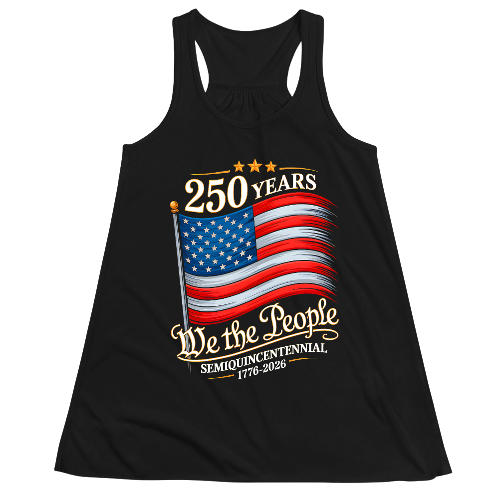 250 Years We The People USA Flag 2026 - Women Tank Top