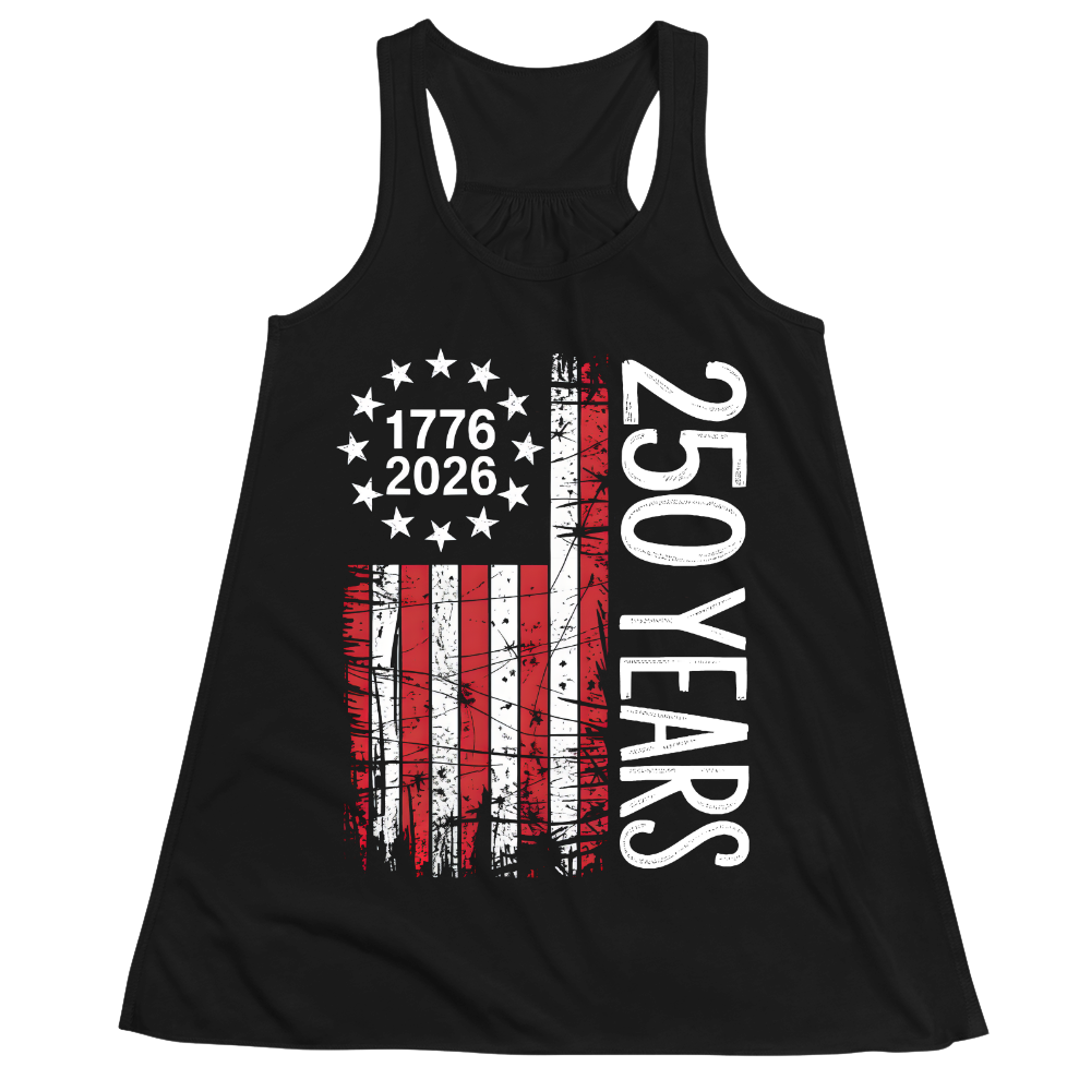 America Flag 1776 2026 USA 250 Years - Women Tank Top