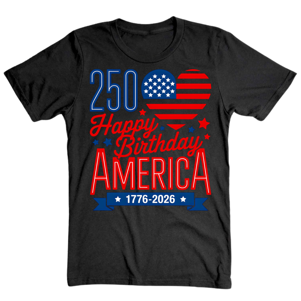 250th Birthday America 1776 2026 USA - T-Shirt