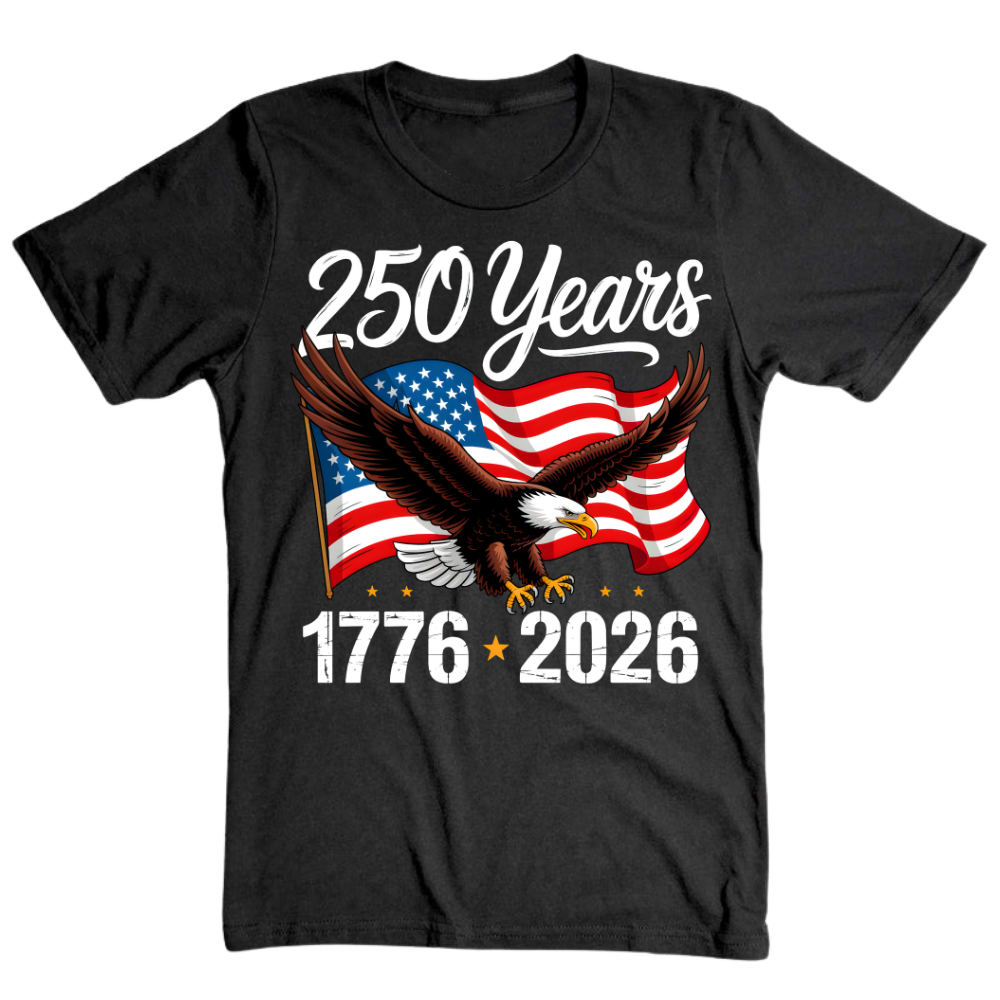 USA Eagle 1776 2026 250th Anniversary - T-Shirt