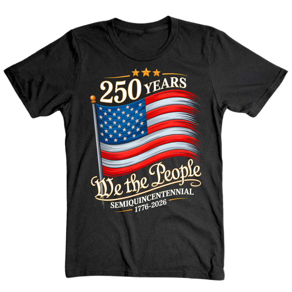 250 Years We The People USA Flag 2026 - T-Shirt