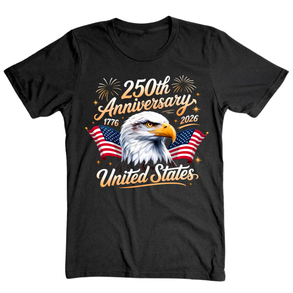 250th Anniversary USA Eagle 1776-2026 - T-Shirt