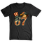 67 Patriotic Eagle Six Seven Meme Vintage American Flag - T-Shirt