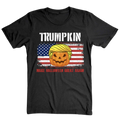 Trumpkin American Flag Halloween - T-Shirt
