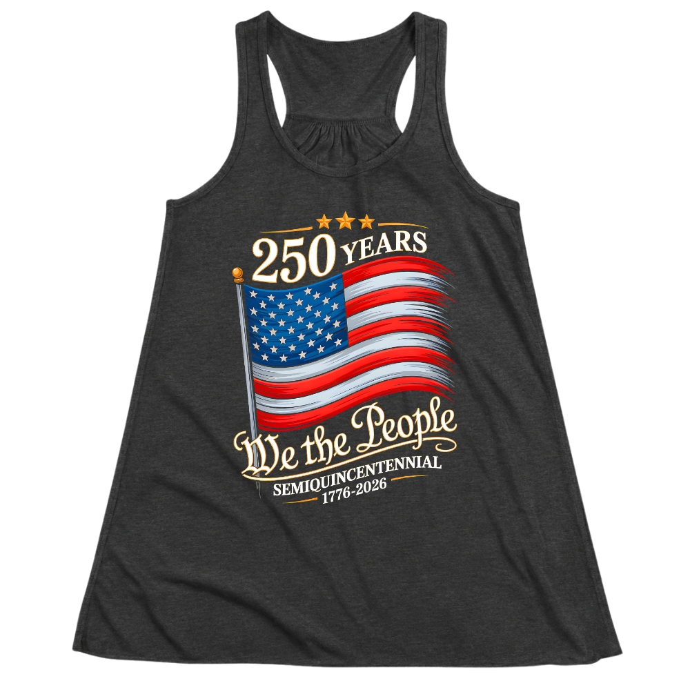 250 Years We The People USA Flag 2026 - Women Tank Top