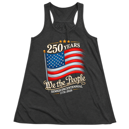250 Years We The People USA Flag 2026 - Women Tank Top