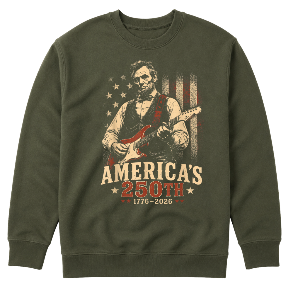 Vintage 250 Anniversary USA 4th Of July Patriotic - Sweater