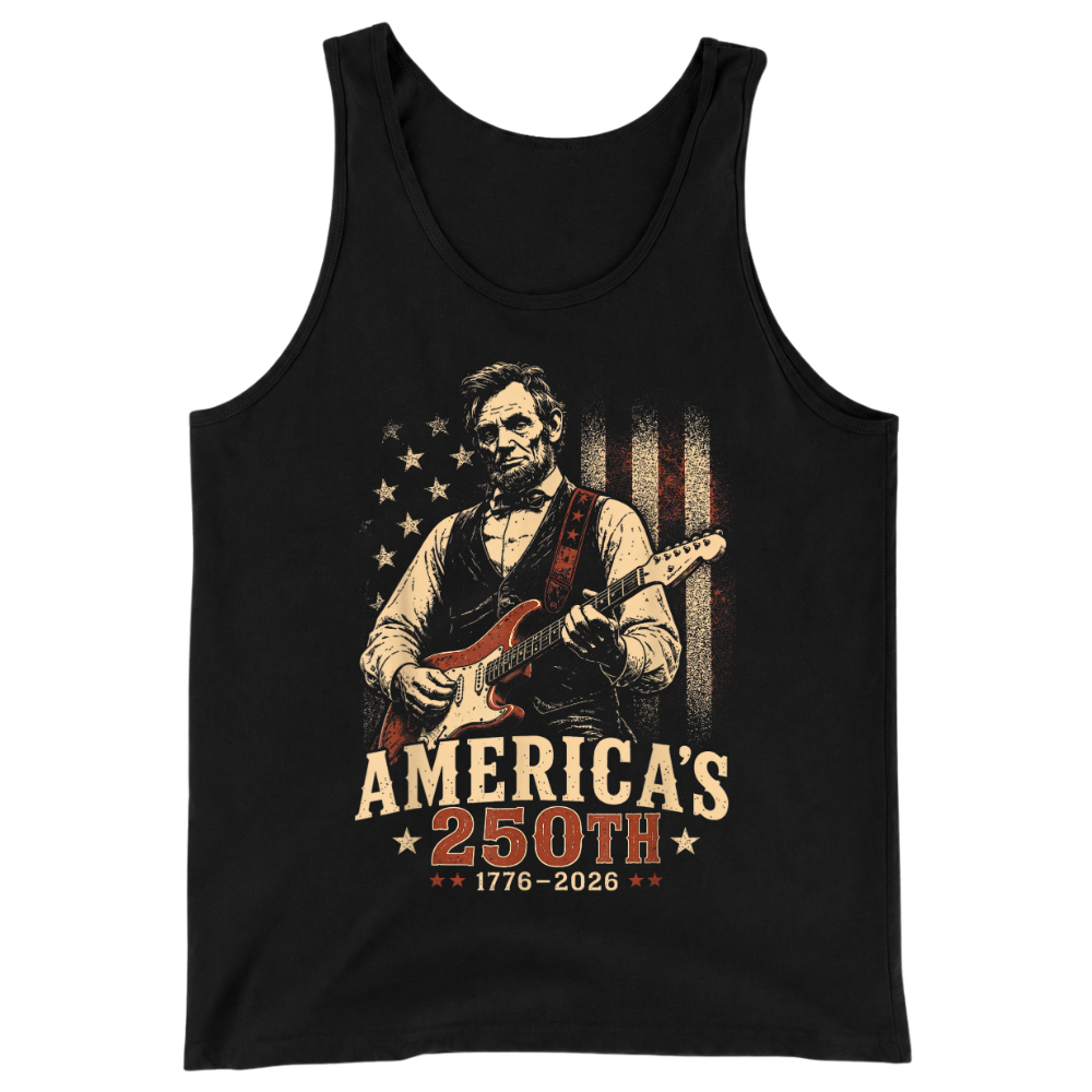 Vintage 250 Anniversary USA 4th Of July Patriotic - Tank Top