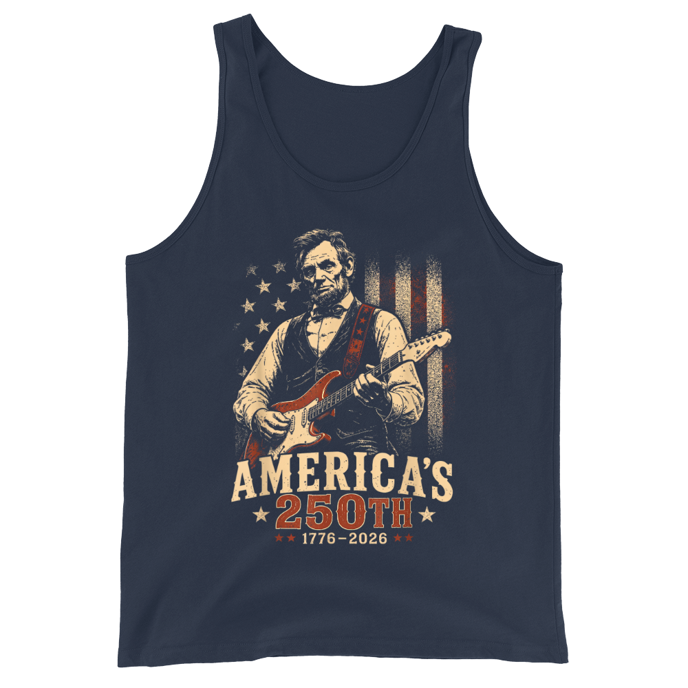 Vintage 250 Anniversary USA 4th Of July Patriotic - Tank Top