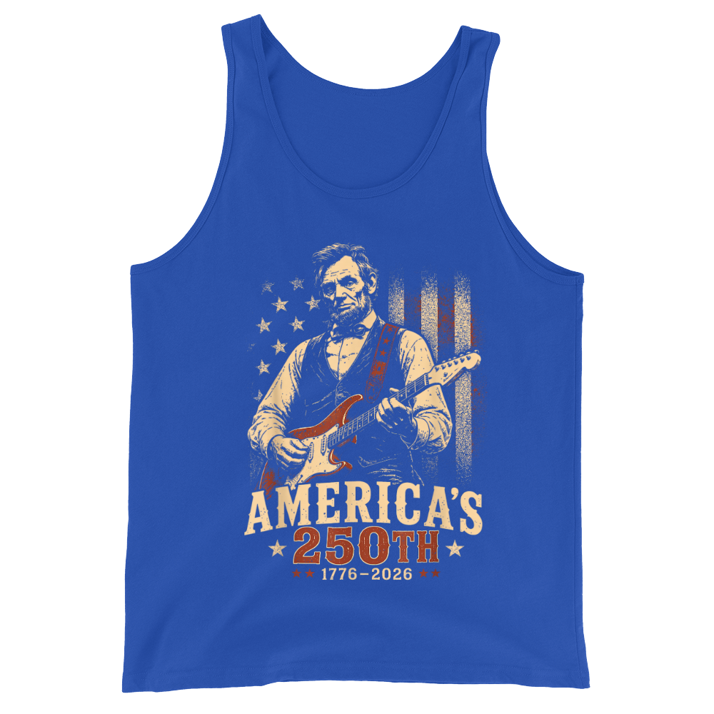 Vintage 250 Anniversary USA 4th Of July Patriotic - Tank Top